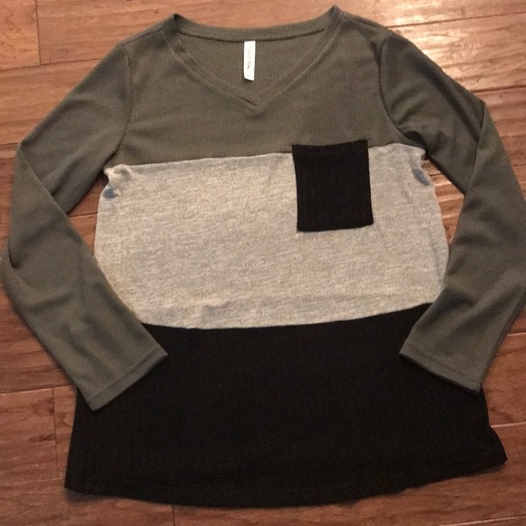 Tickled teal Tops - Tickled Teal Long Sleeve Shirt Size XL